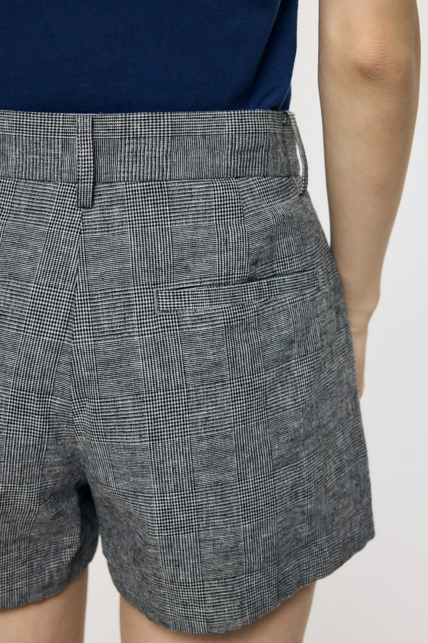LINEN BLEND MICRO ショーツ GRY 2