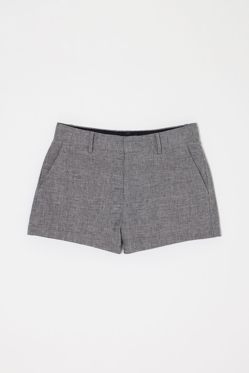 LINEN BLEND MICRO ショーツ GRY 2