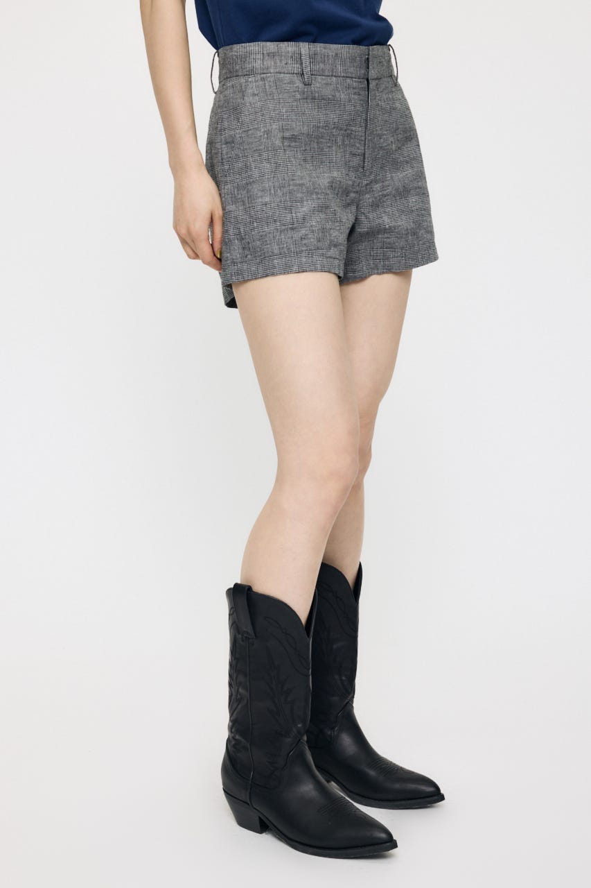 LINEN BLEND MICRO ショーツ GRY 2