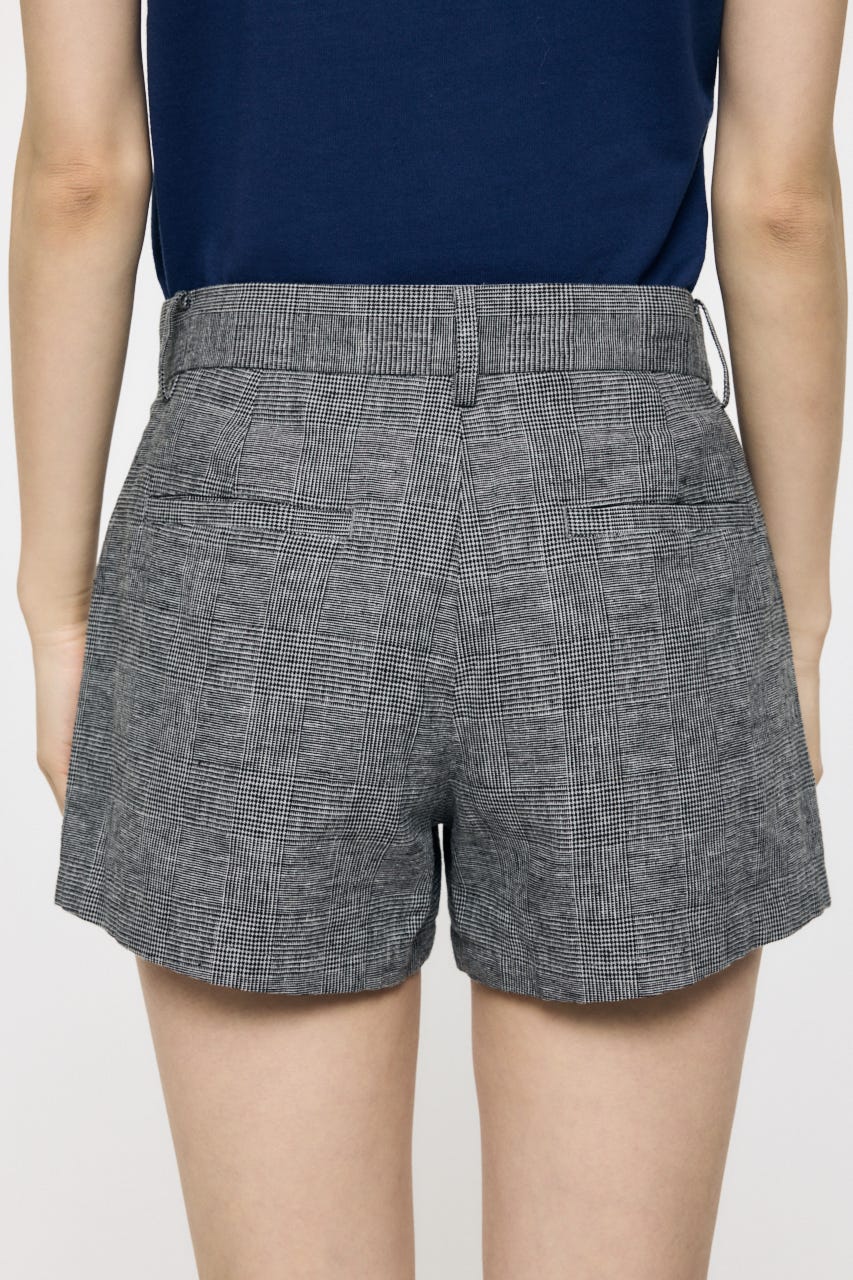 LINEN BLEND MICRO ショーツ GRY 2