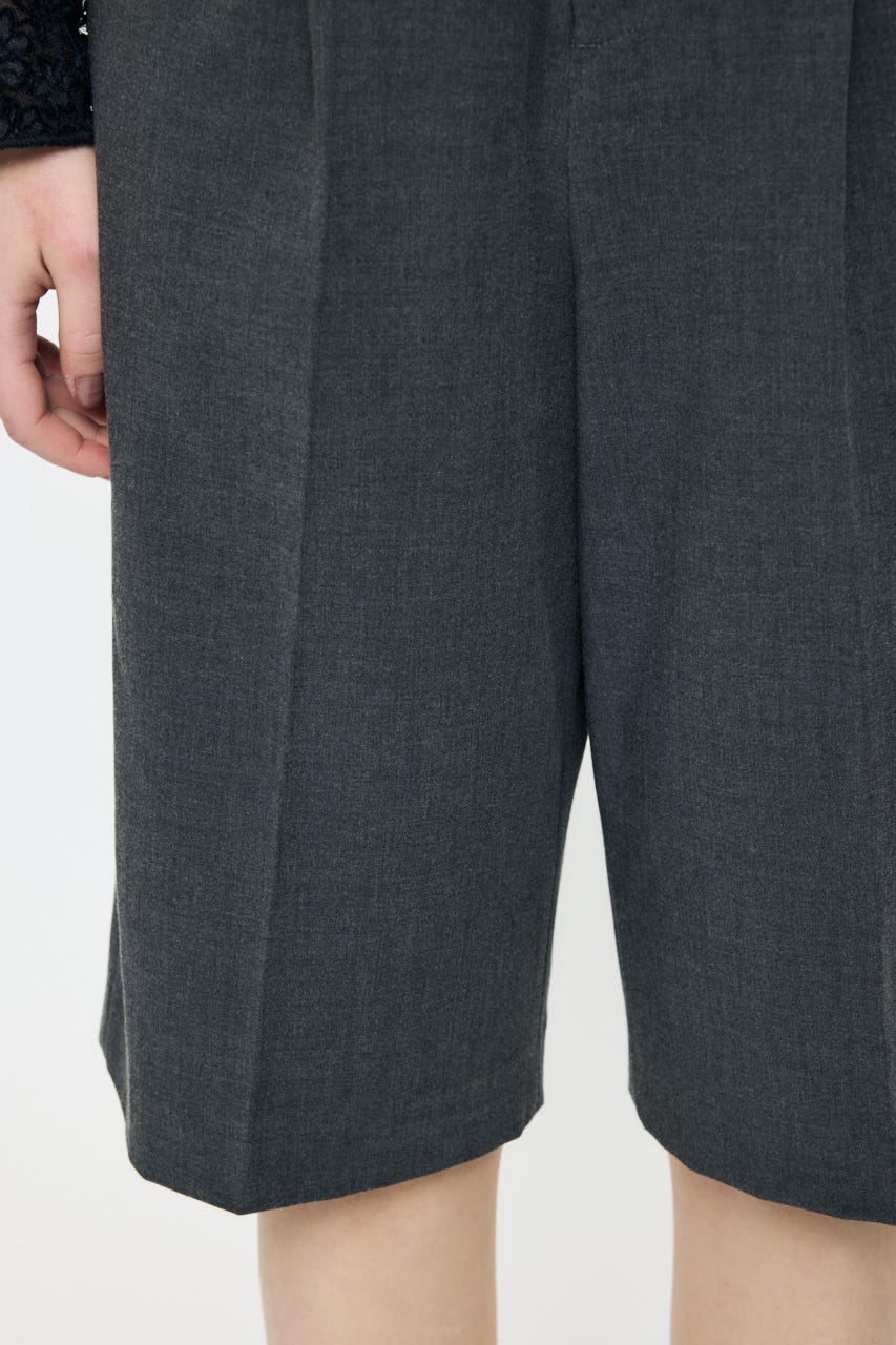 TUCK WIDE HALF パンツ C.GRY 1