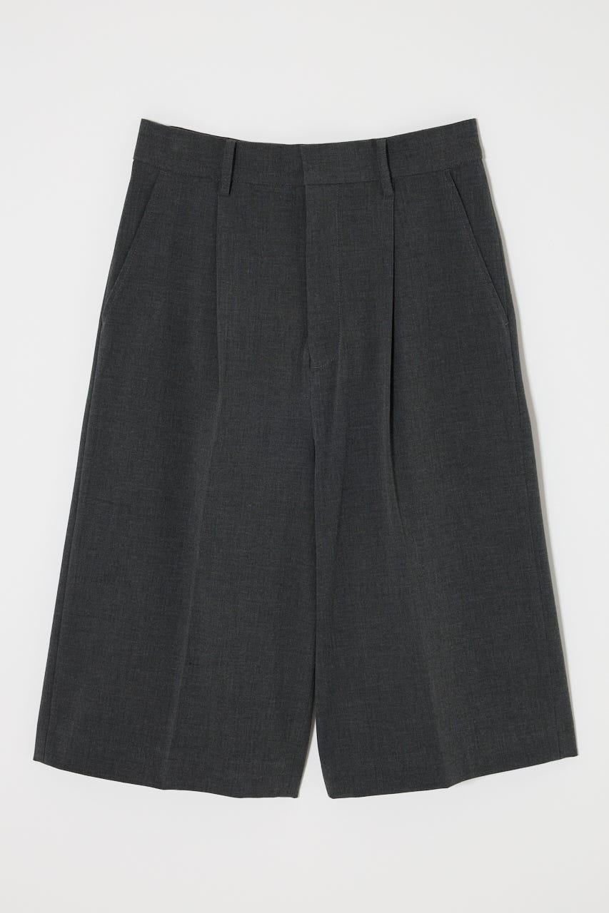 TUCK WIDE HALF パンツ C.GRY 1
