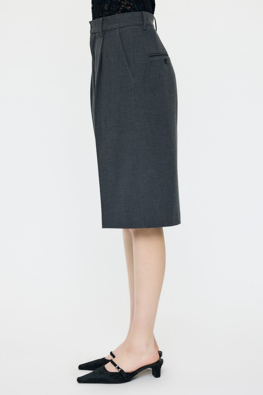 TUCK WIDE HALF パンツ C.GRY 1