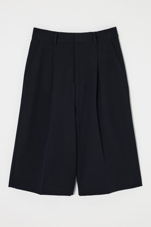 TUCK WIDE HALF パンツ