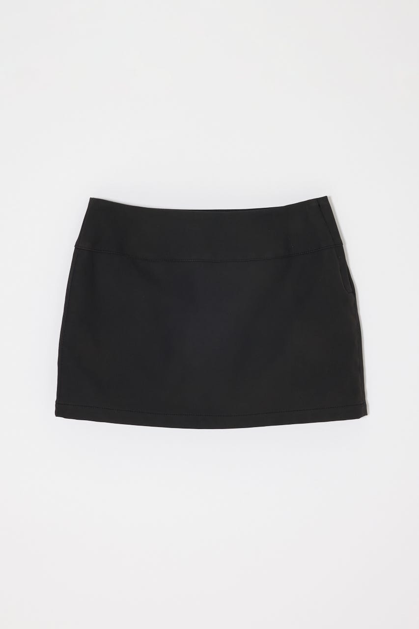 FAUX SUEDE MINI  スカート BLK 2