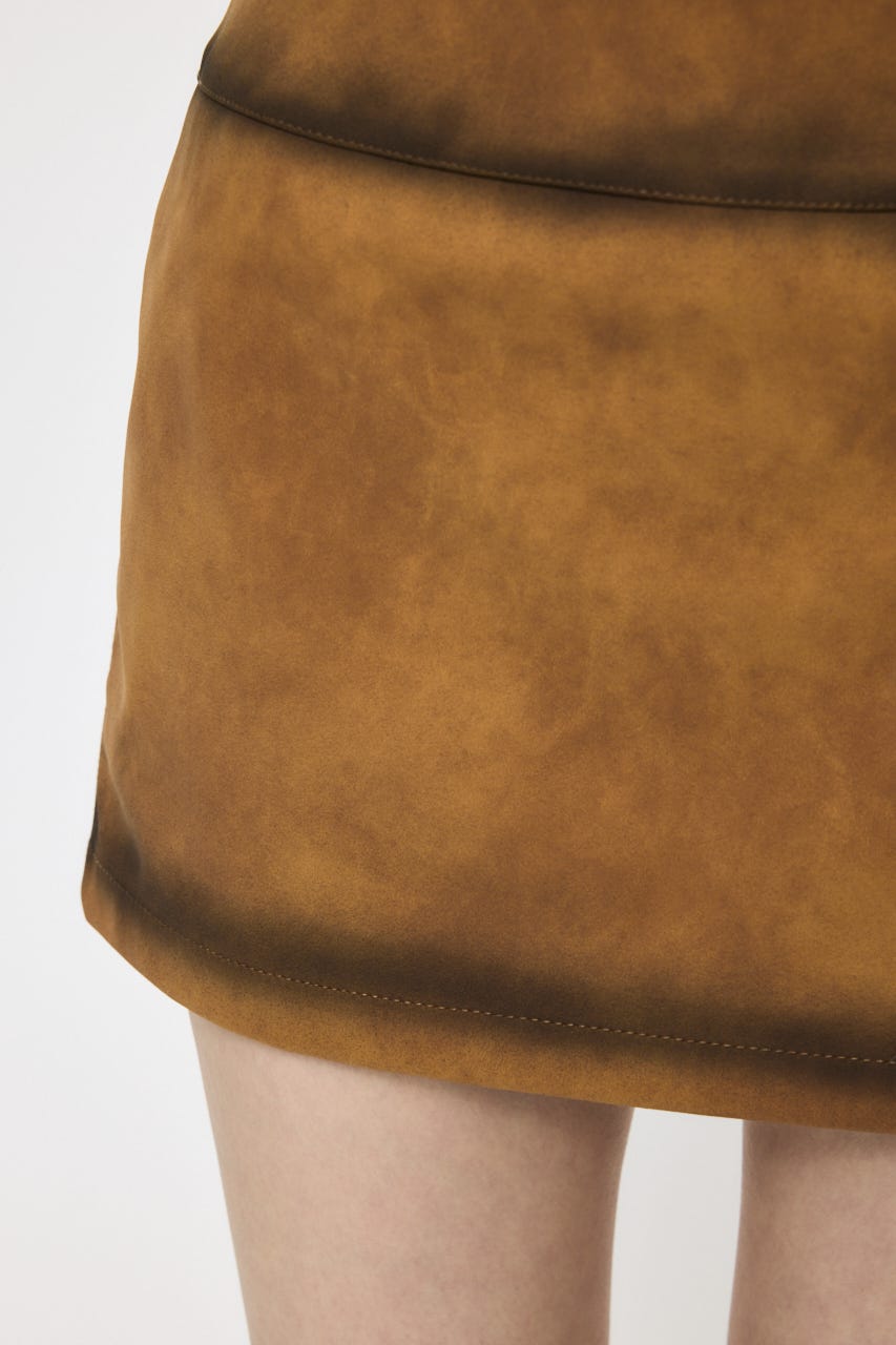 FAUX SUEDE MINI  スカート CAM 1