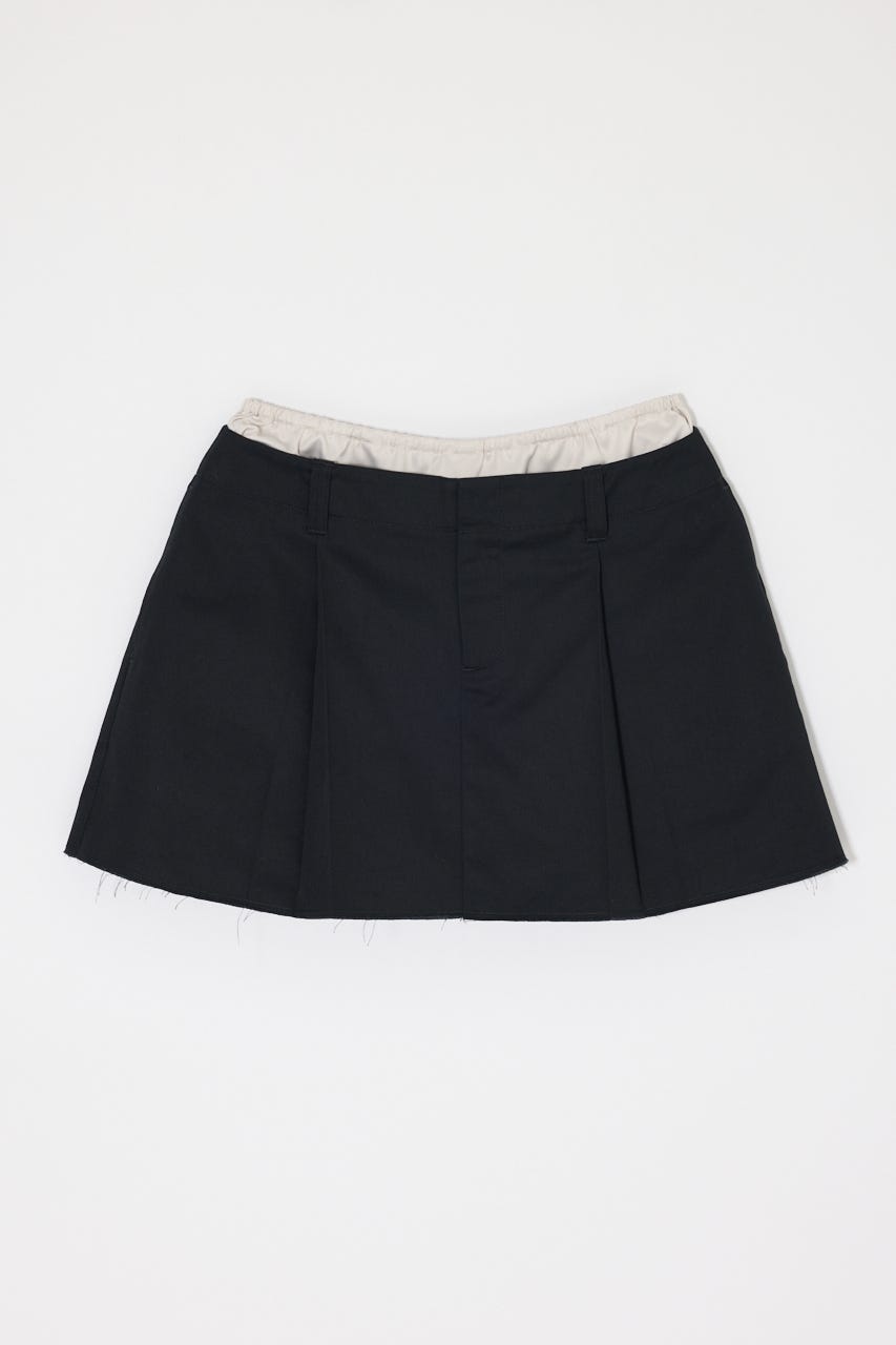 LAYER MINI スカート BLK 1