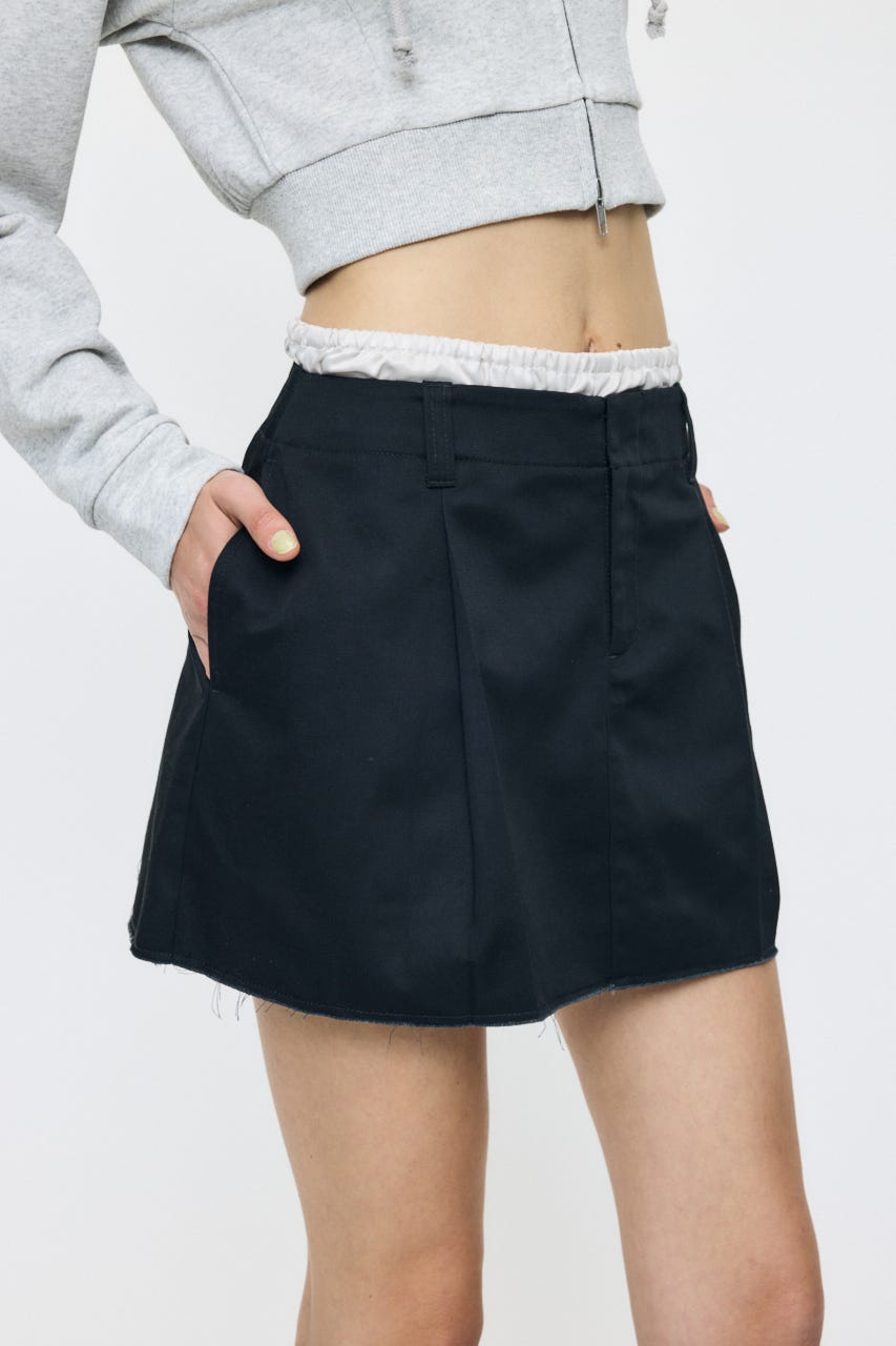 LAYER MINI スカート BLK 1