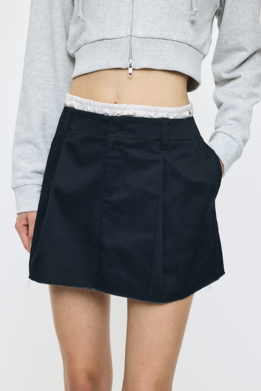 LAYER MINI スカート BLK 1