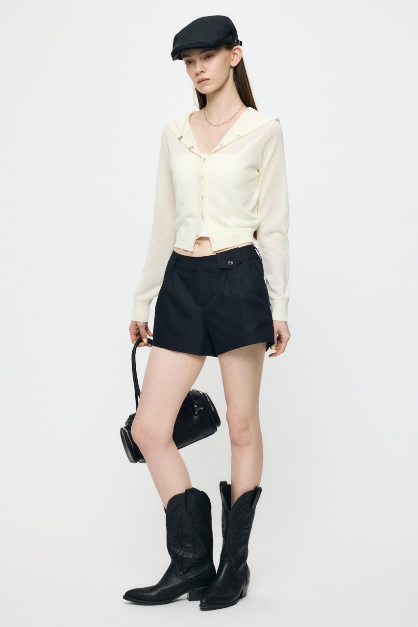 CHINO MICRO ショーツ BLK 2