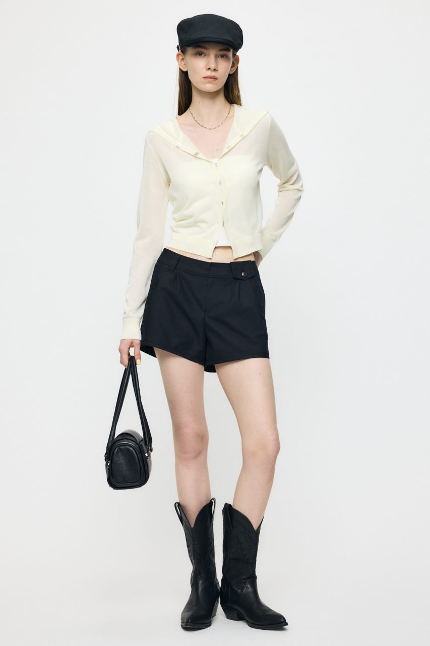 CHINO MICRO ショーツ BLK 2