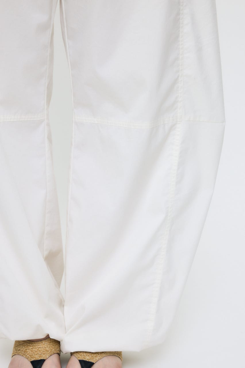 CURVE LINE EASY パンツ WHT 1