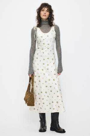 【SS先行アイテム】FLORAL FLARE ドレス