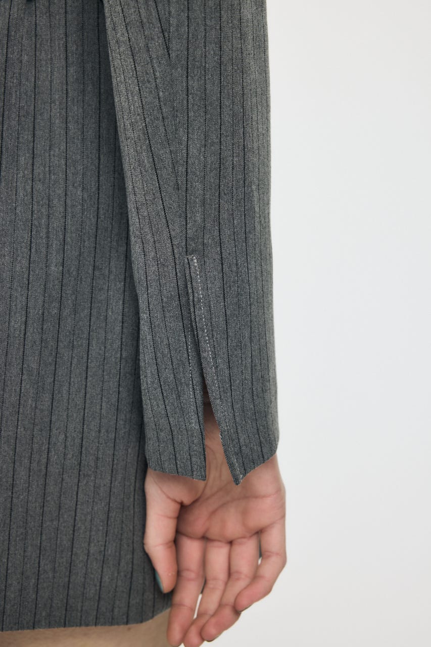 DOUBLE BREASTED BLAZER MINI ワンピース 柄GRY 1