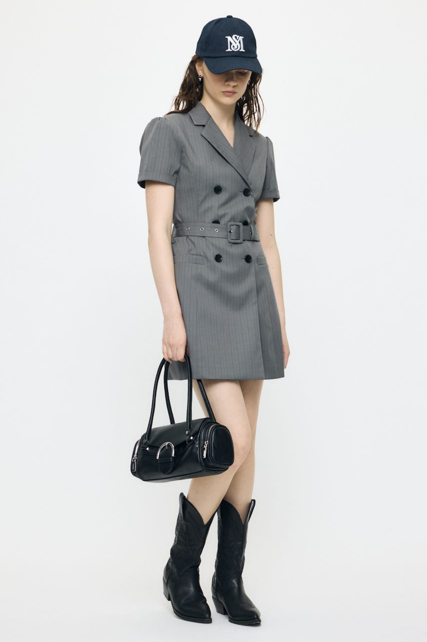 MOUSSY | DOUBLE BREASTED BLAZER MINI ワンピース (ワンピース(ミニ