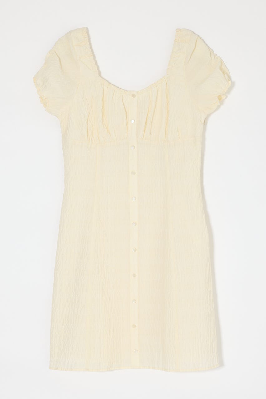 2WAY SHIRRING MINI ドレス IVOY 1