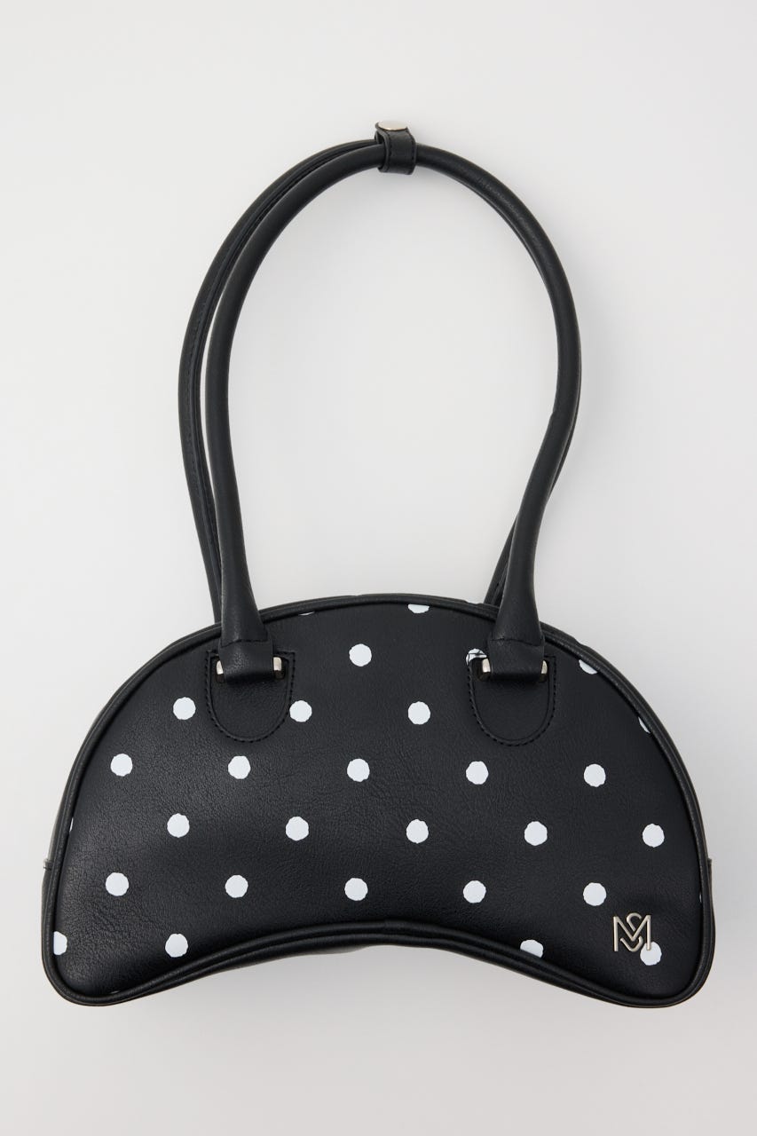 【新色カラー】ROUND BOSTON バッグ 柄BLK FREE