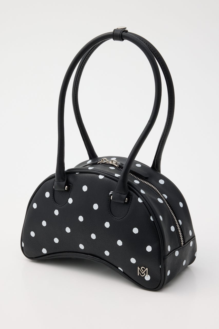 【新色カラー】ROUND BOSTON バッグ 柄BLK FREE