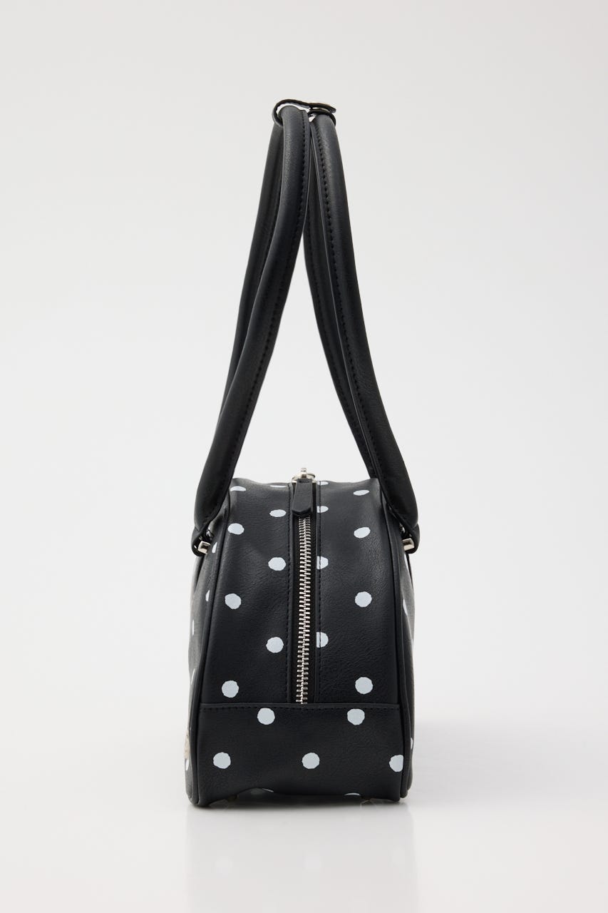 【新色カラー】ROUND BOSTON バッグ 柄BLK FREE