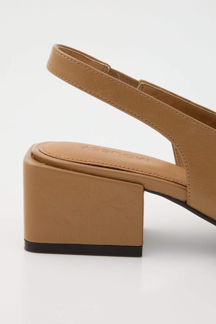 POINTED LACE UP ミュール BEG M