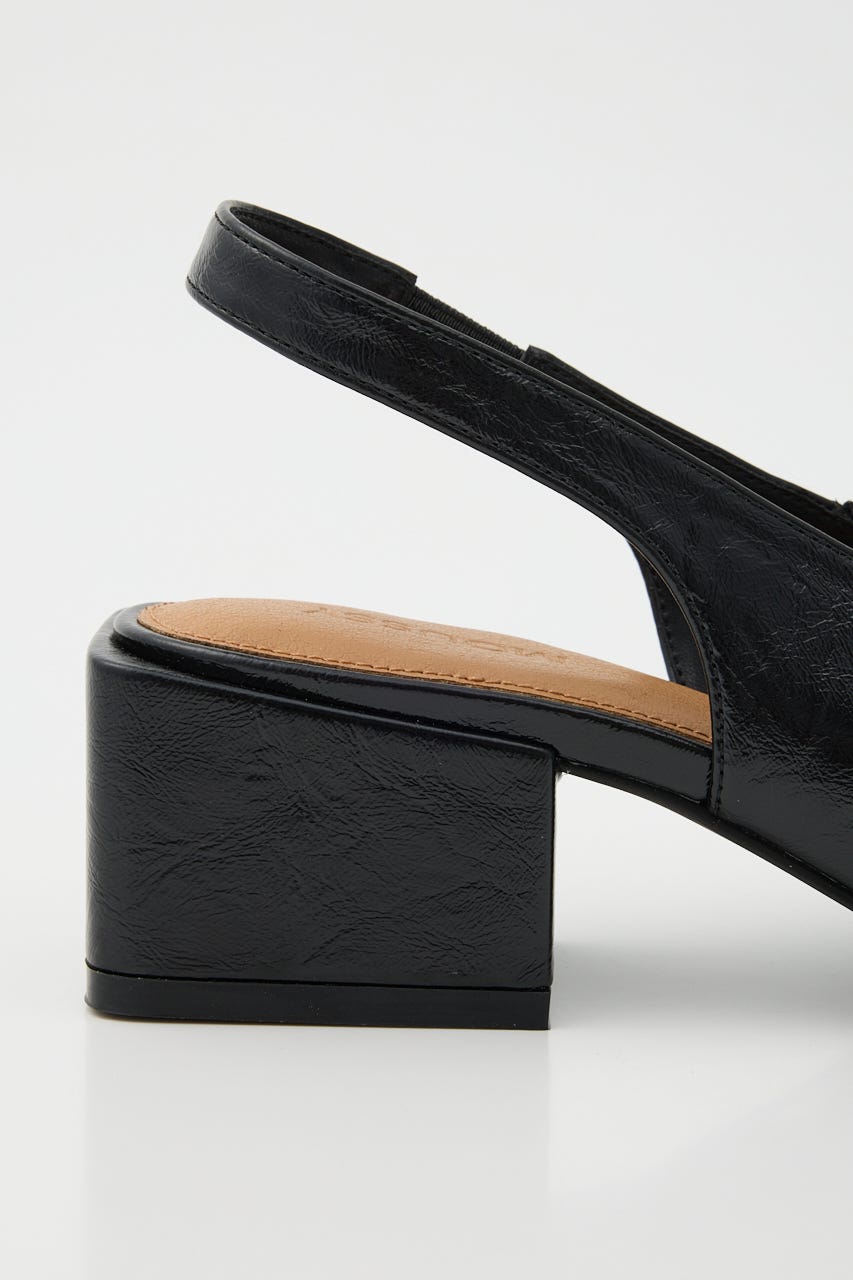 POINTED LACE UP ミュール BLK S