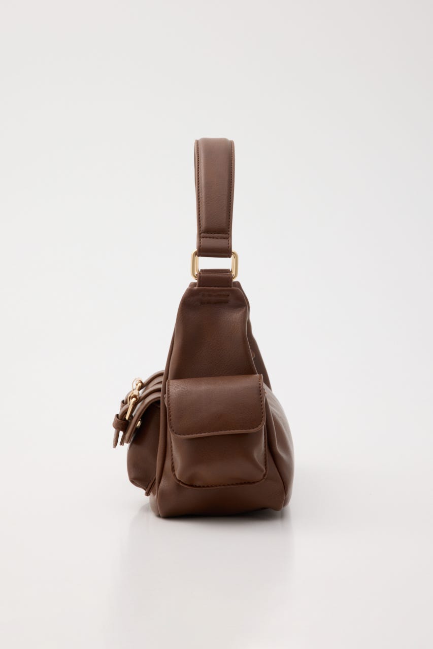 MANY POCKET HOBO バッグ BRN FREE