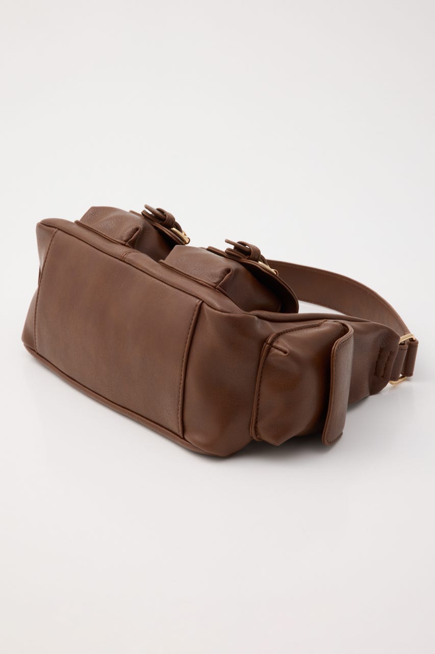 MANY POCKET HOBO バッグ BRN FREE