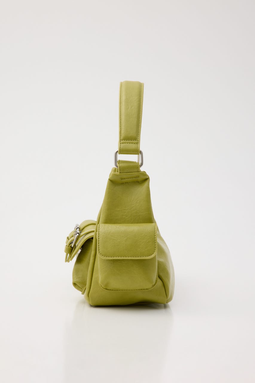 MANY POCKET HOBO バッグ L/GRN FREE