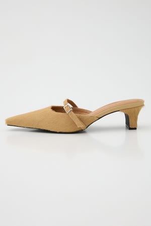 STRAP POINTED ミュール