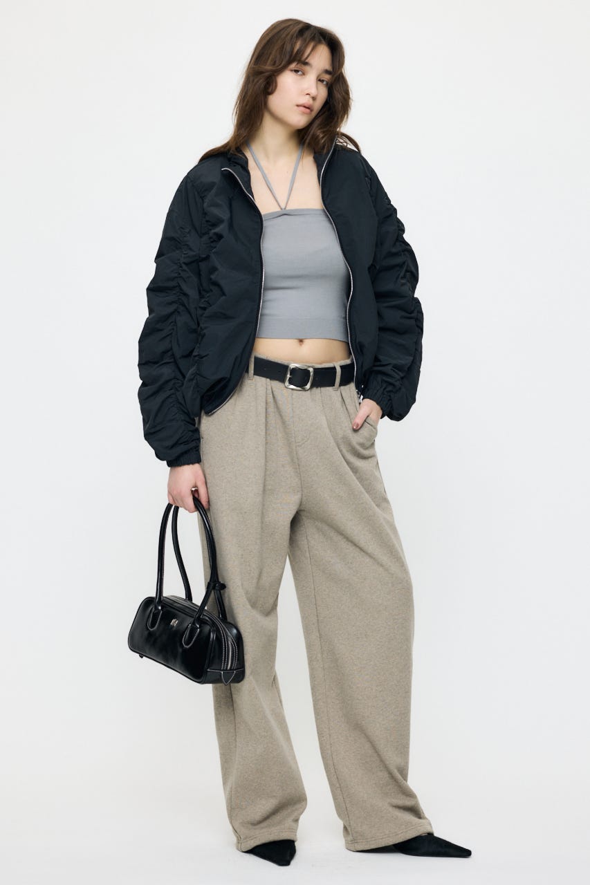 CHUNKY BUCKLE LEATHER ベルト BLK FREE