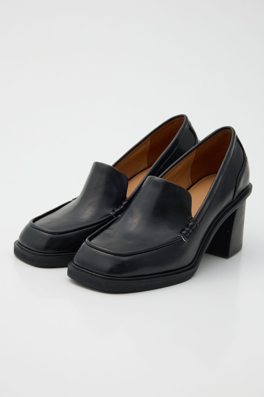 LOAFER HEEL シューズ BLK S