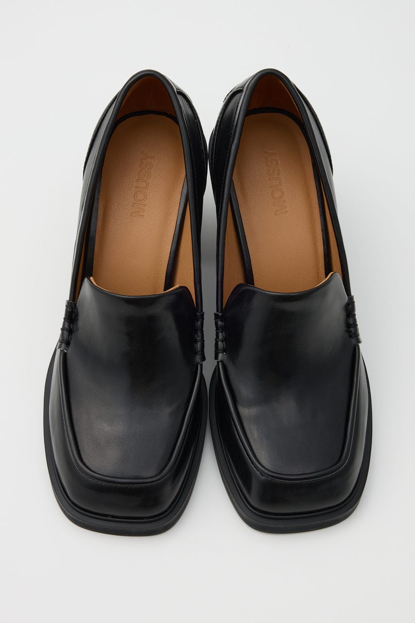 LOAFER HEEL シューズ BLK S
