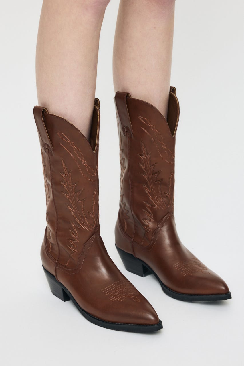 WESTERN ブーツ BRN S