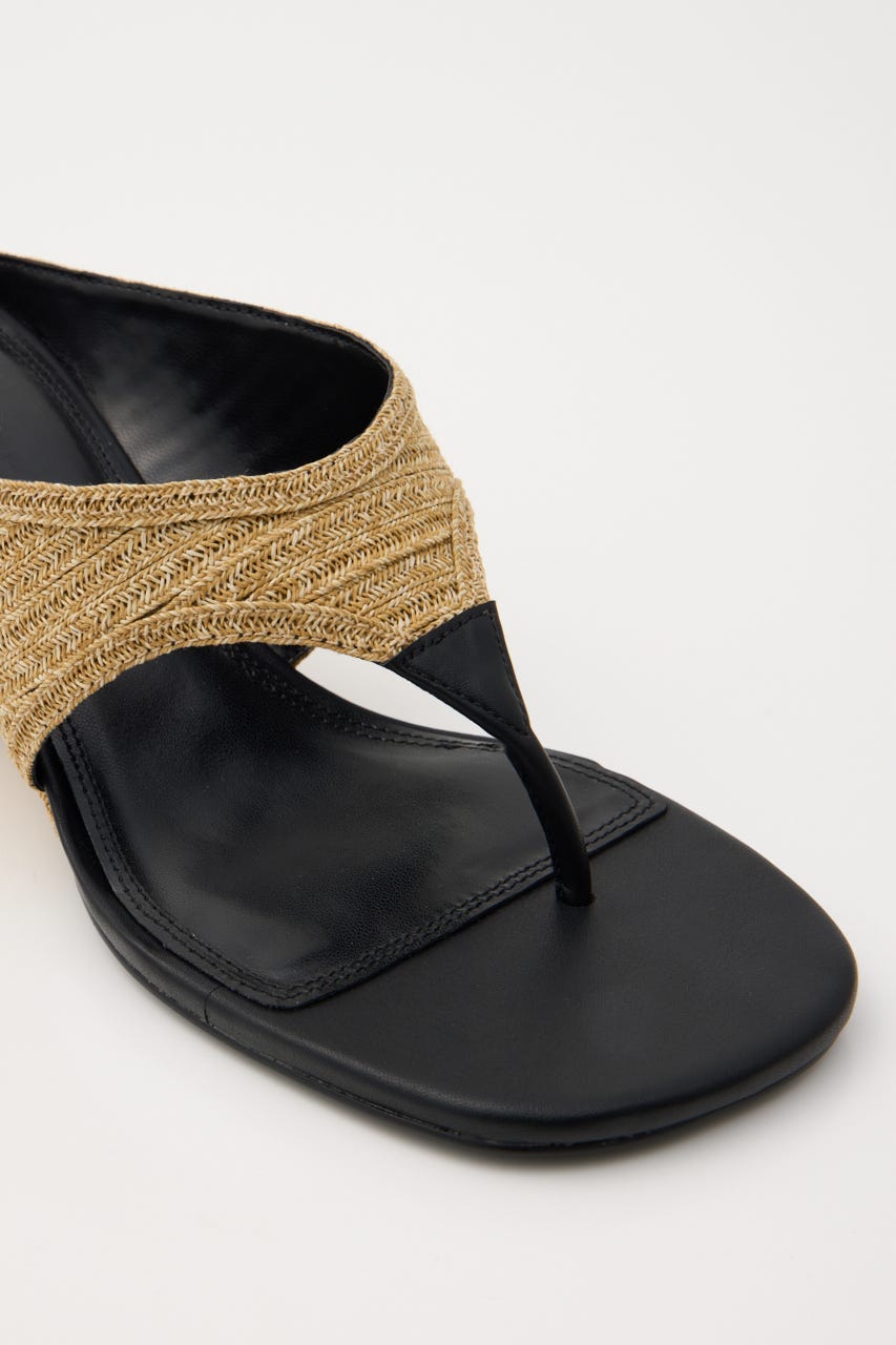 THONG WEDGE サンダル BEG M