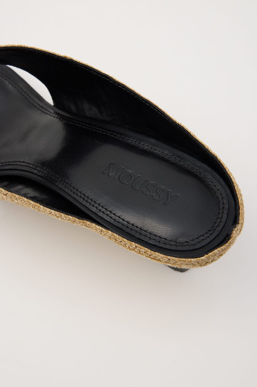 THONG WEDGE サンダル BEG M