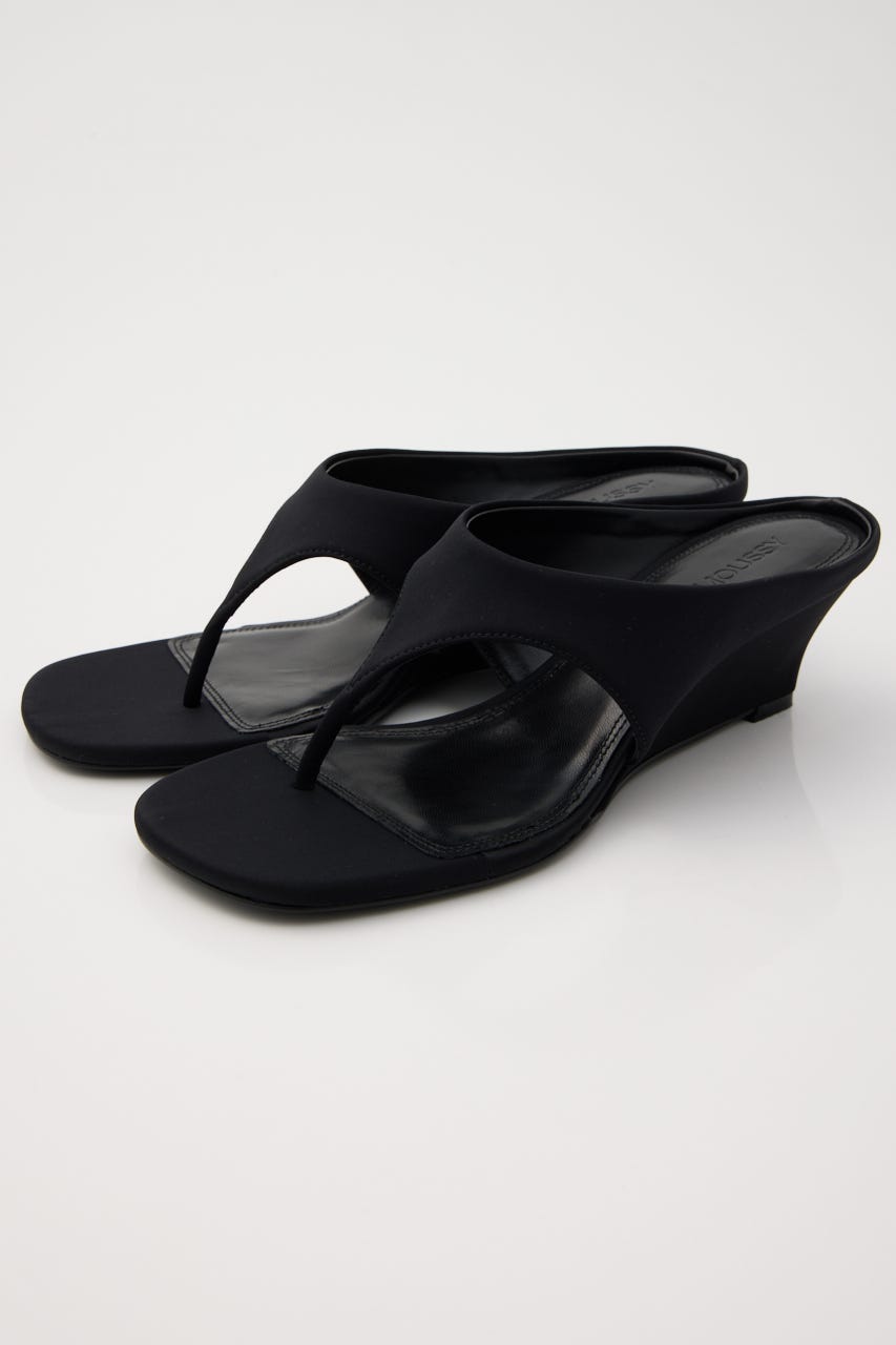 THONG WEDGE サンダル BLK M