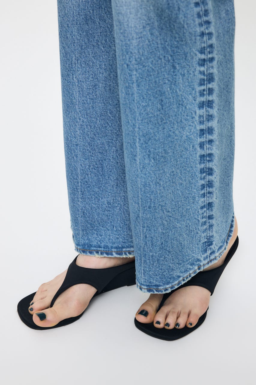 THONG WEDGE サンダル BLK M