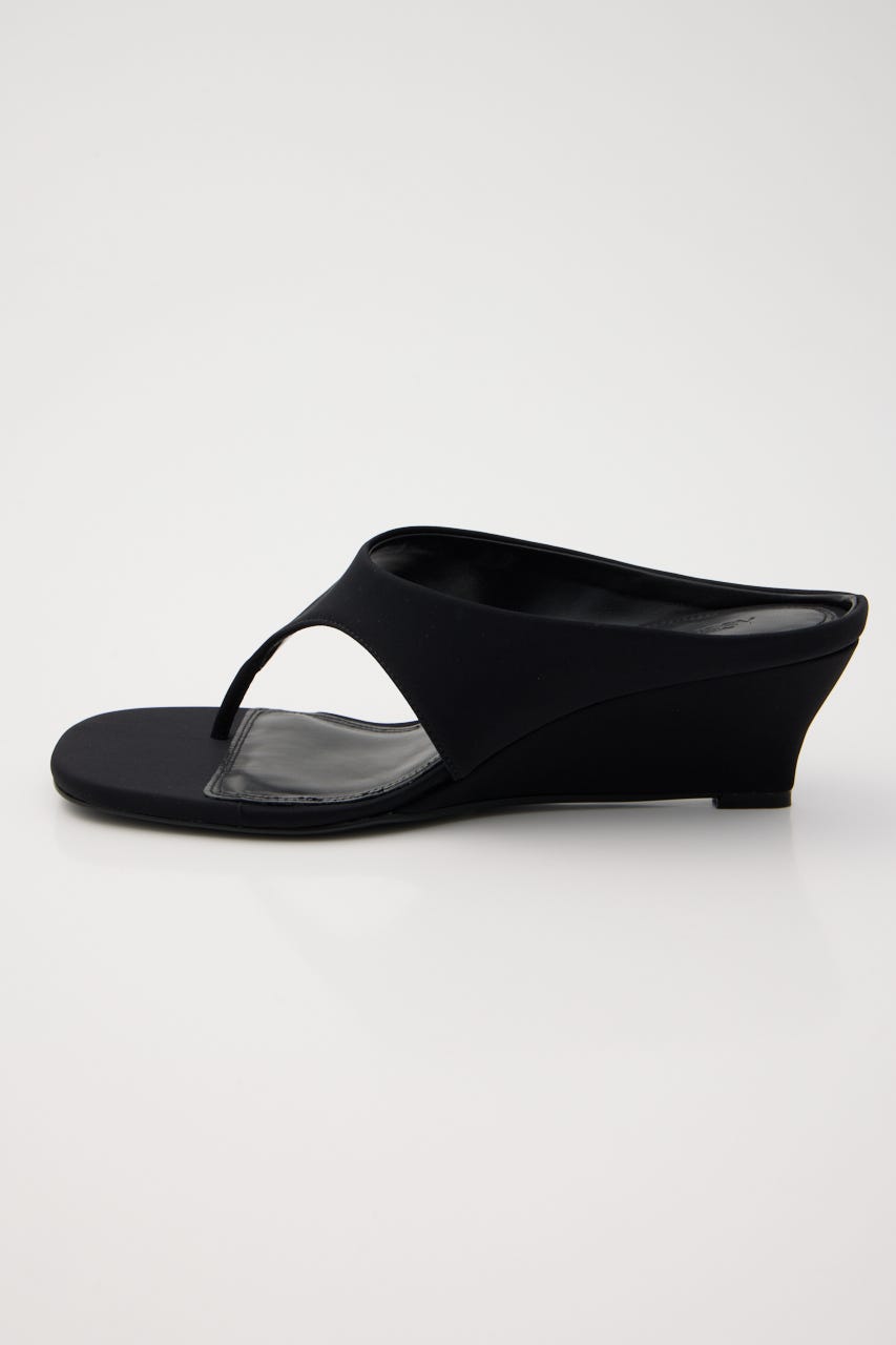 THONG WEDGE サンダル BLK M