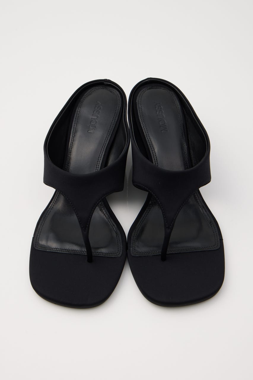 THONG WEDGE サンダル BLK M