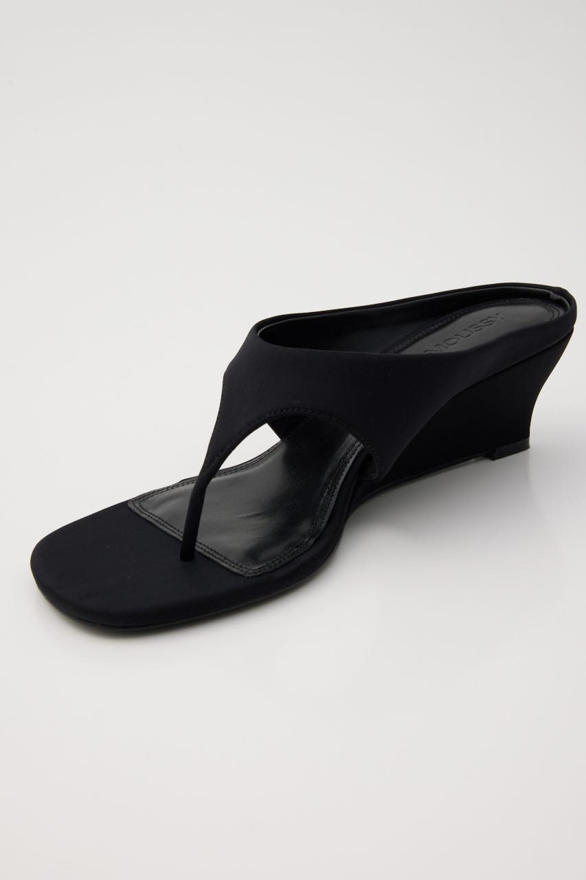 THONG WEDGE サンダル BLK M