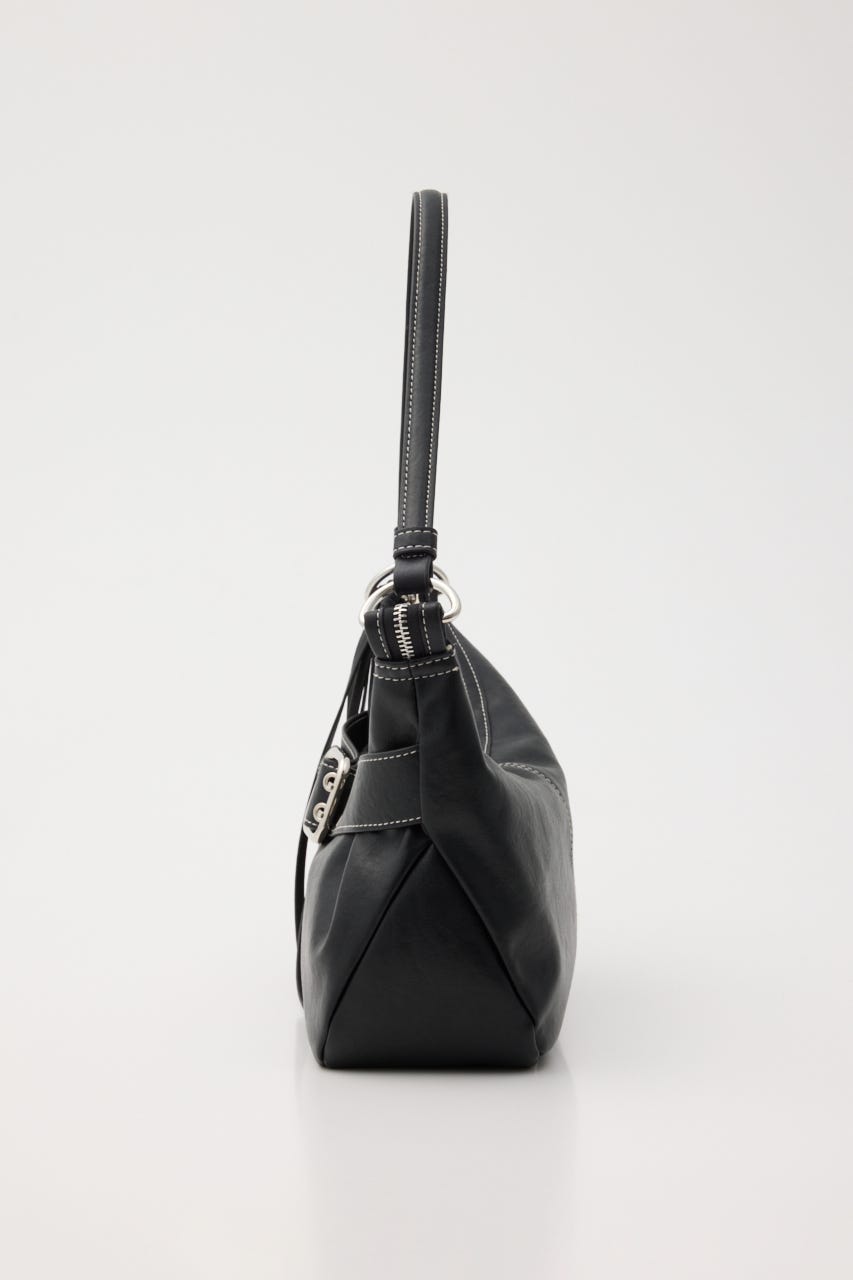 ZIP SHOULDER バッグ BLK FREE