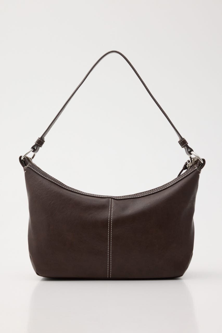 ZIP SHOULDER バッグ BRN FREE