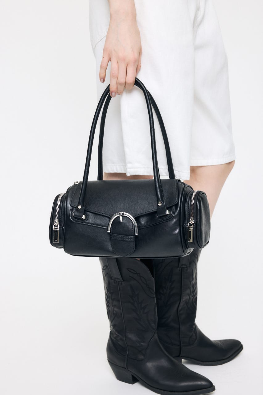 METAL ACCENT バッグ BLK FREE