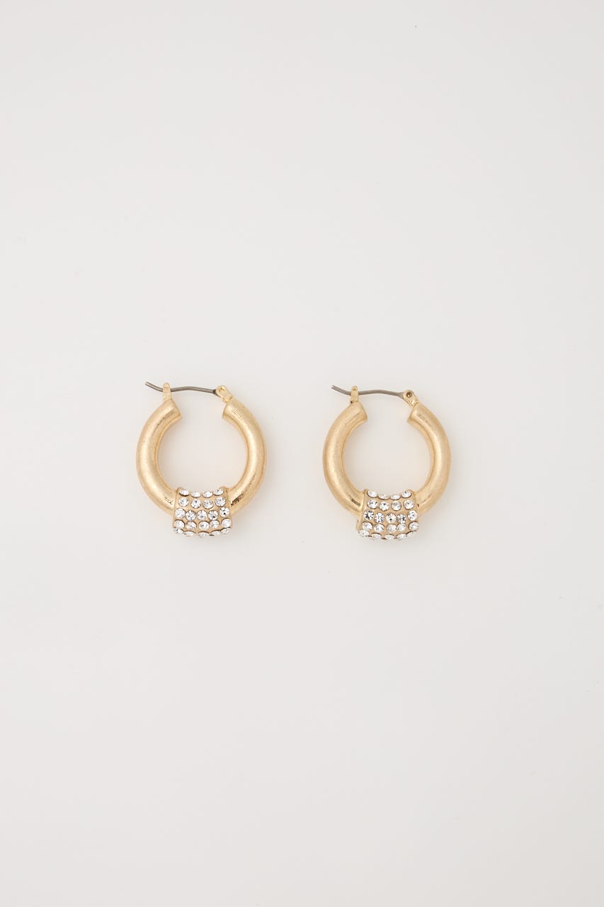 MIXTURE HOOP イヤリング GLD FREE