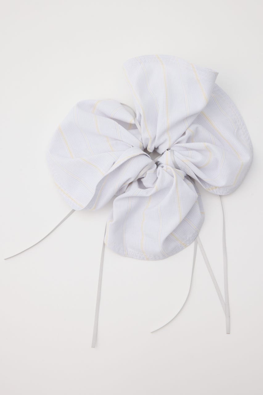 【SS先行アイテム】RIBBON シュシュ 柄WHT FREE