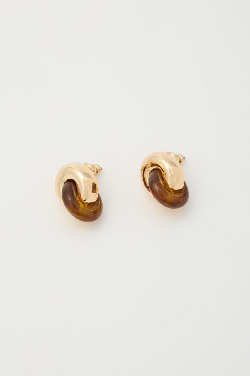 COMBINE RING ピアス GLD FREE