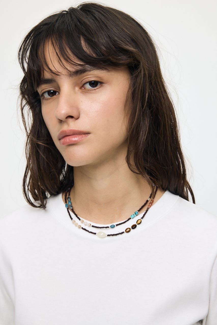 VARIOUS BEADED ネックレス Multi_1 FREE