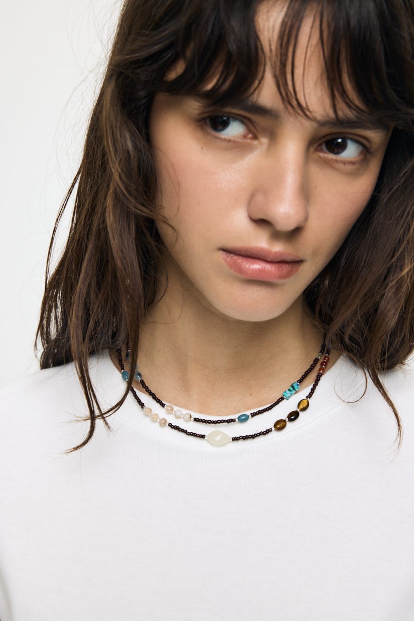 VARIOUS BEADED ネックレス Multi_1 FREE
