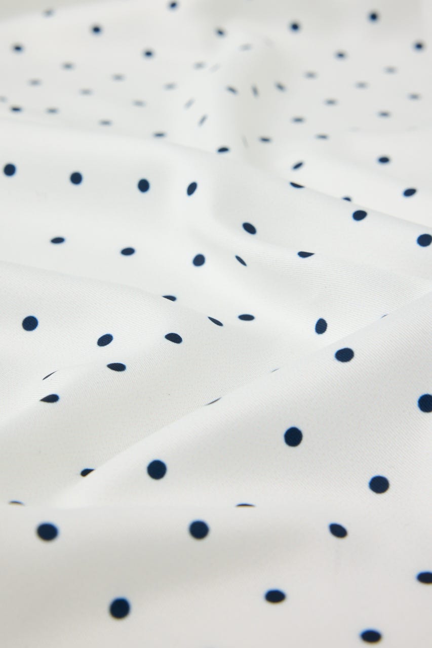 POLKA DOT スカーフ O/WHT FREE