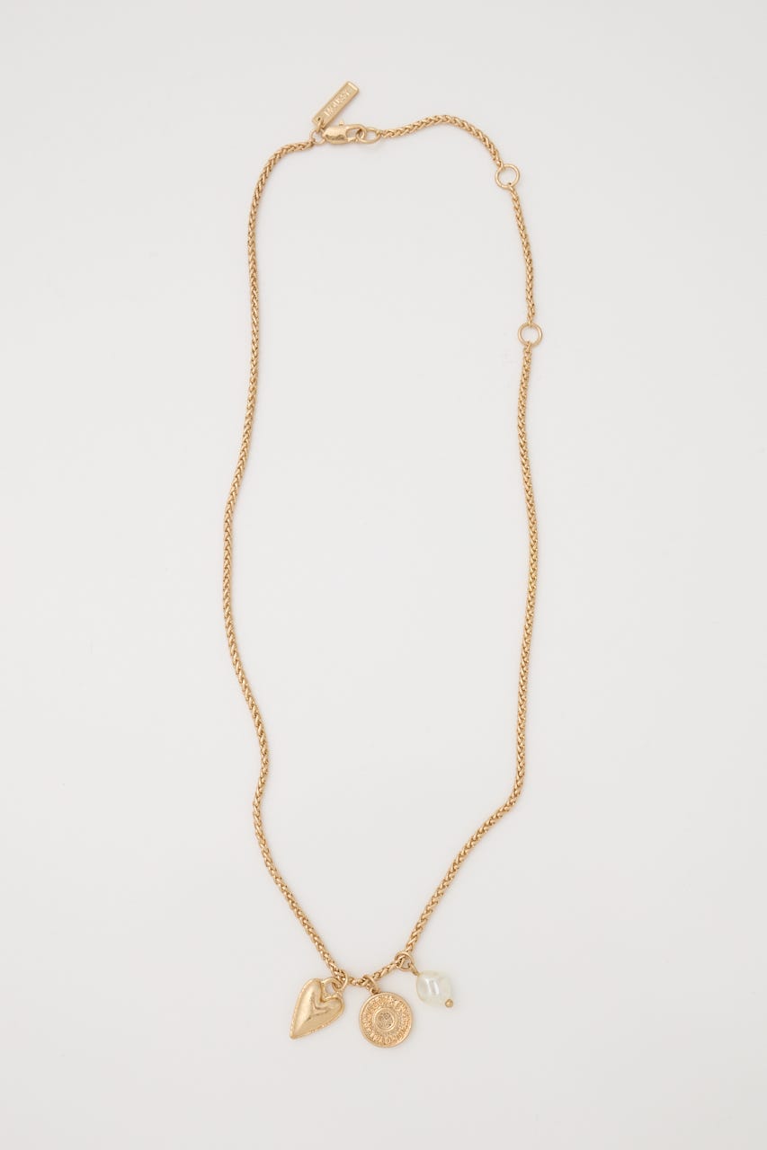 MANY CHARM ネックレス GLD FREE